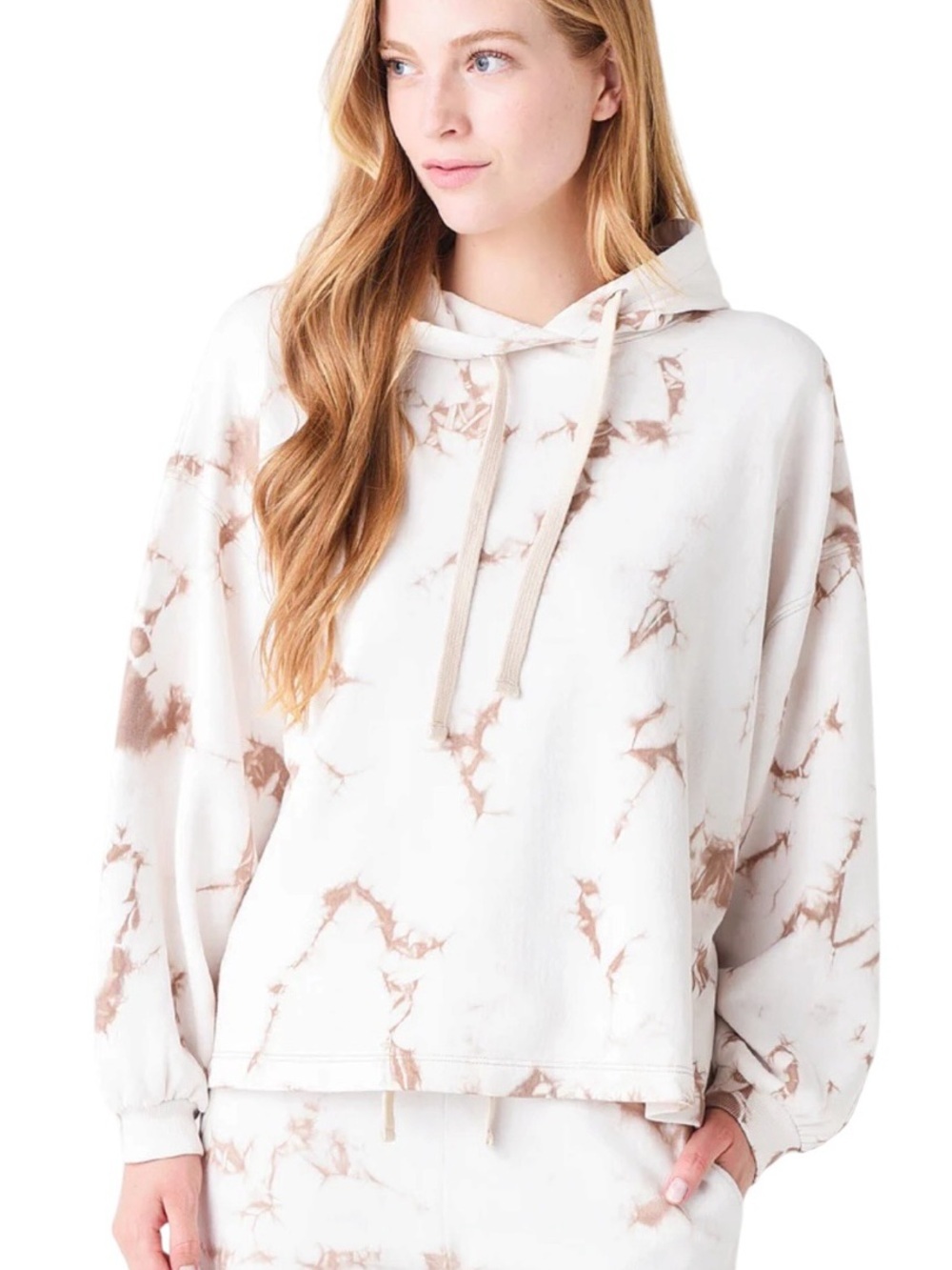 Rebecca Minkoff Women's Oversized Rosie Hoodie an Khaki Beach XS Orig $118 - Picture 1 of 8